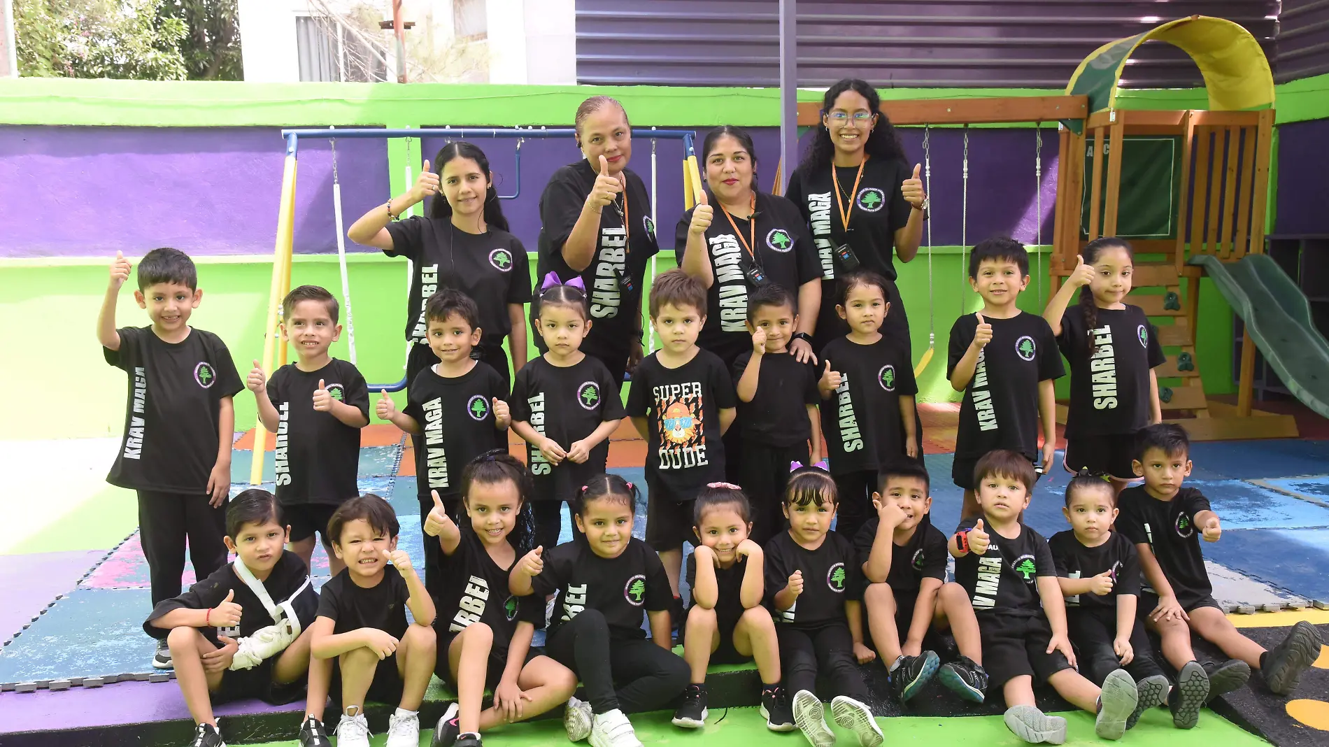 Estos jovencitos ya están listos para nuestra carrera